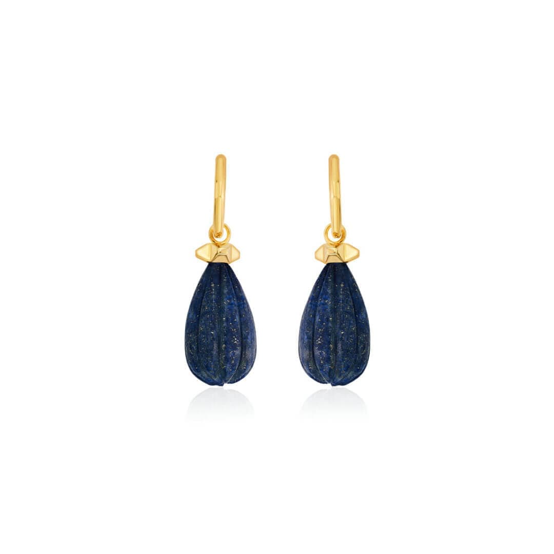 Lapis Drop Earrings - Isharya | Modern Indian Jewelry