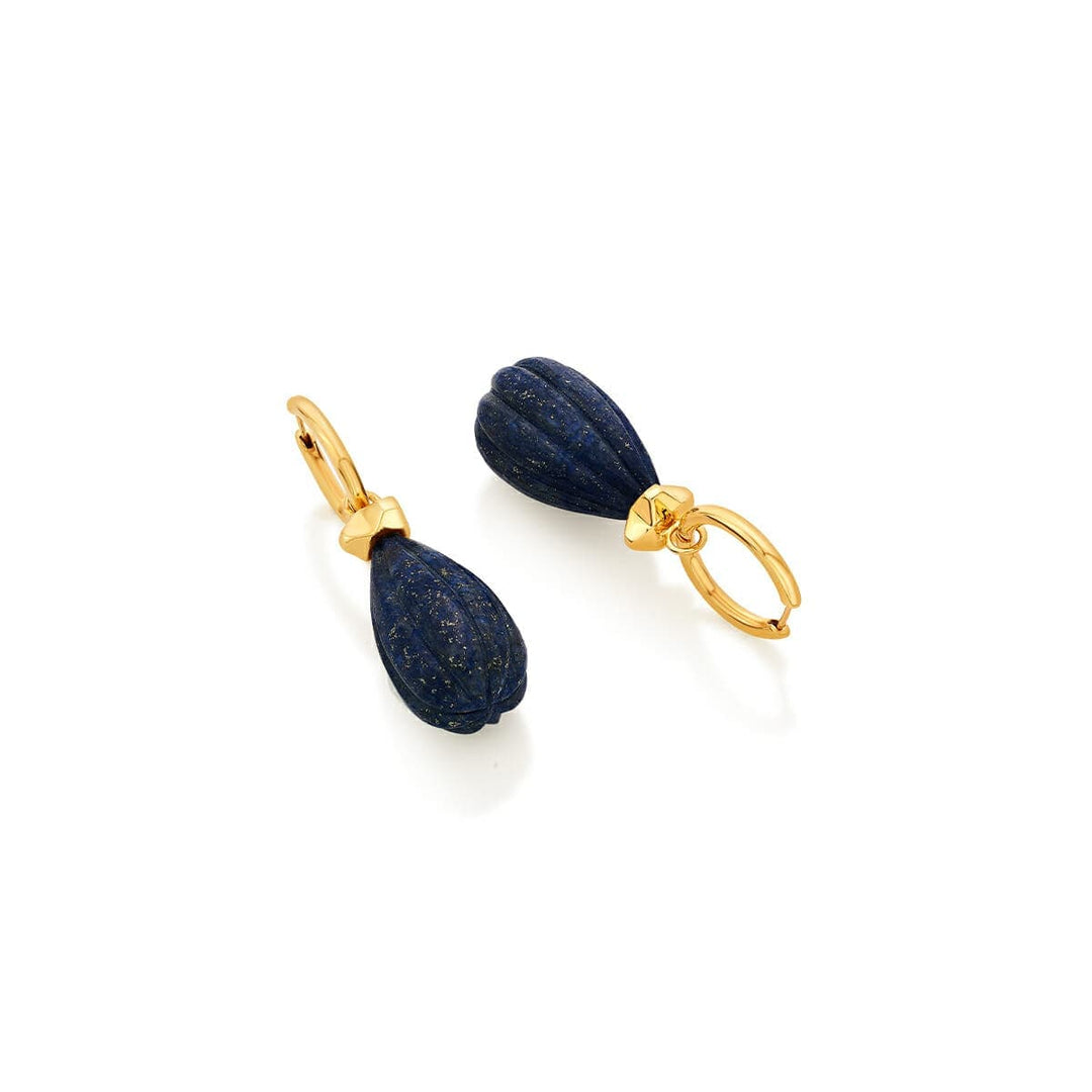 Lapis Drop Earrings - Isharya | Modern Indian Jewelry