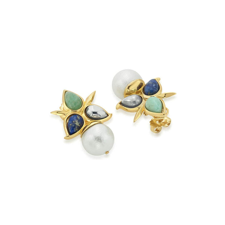 Marsala Noor Drop Earrings - Isharya | Modern Indian Jewelry