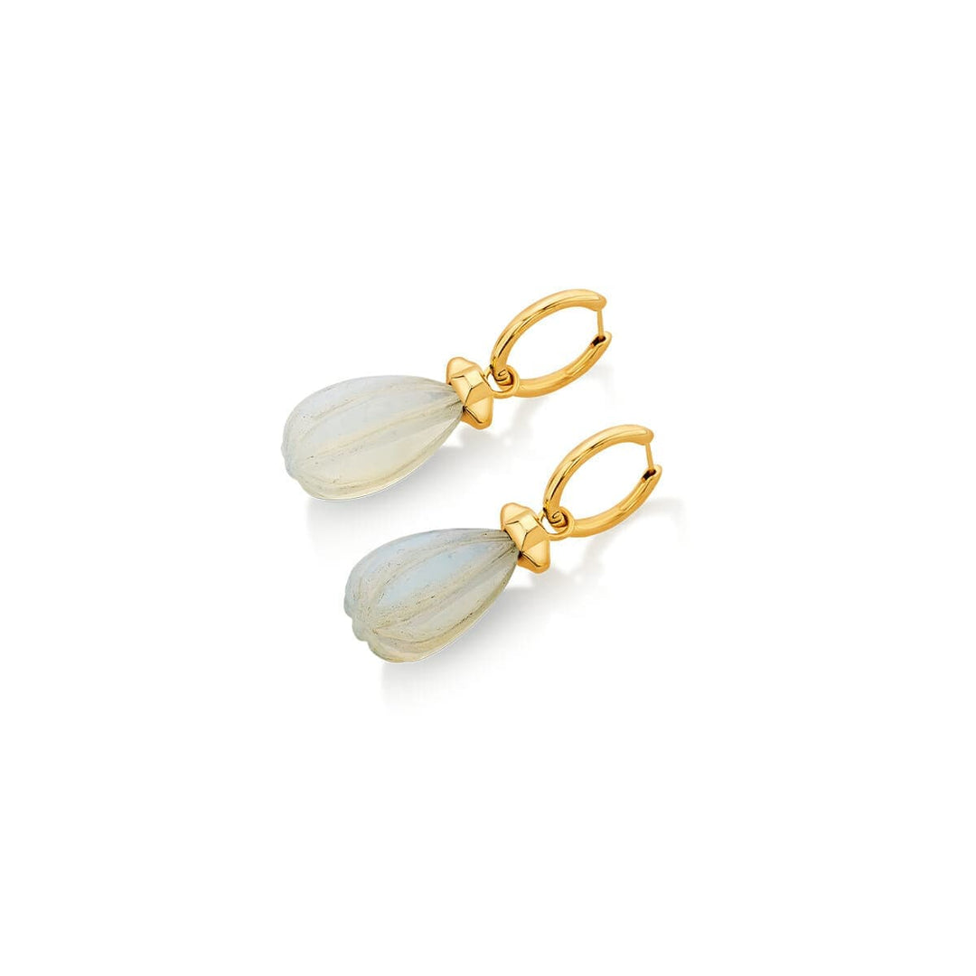 Moonstone Legacy Earrings - Isharya | Modern Indian Jewelry