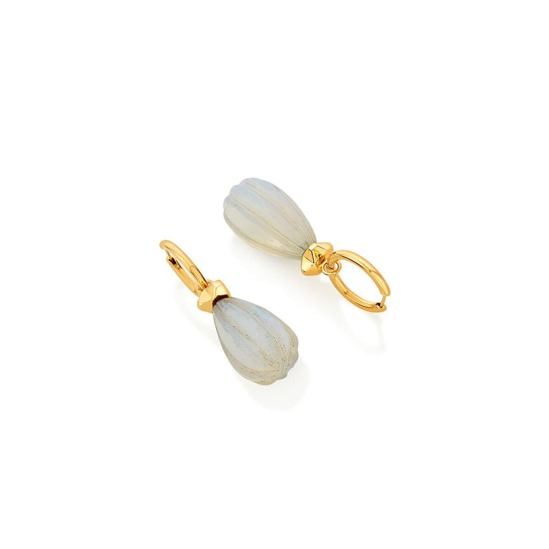 Moonstone Legacy Earrings - Isharya | Modern Indian Jewelry