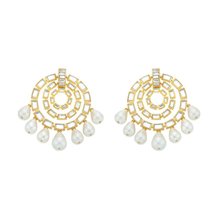 Reflect Pearl Earrings - Isharya | Modern Indian Jewelry
