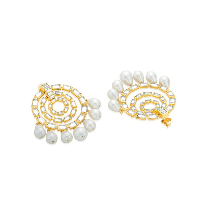 Reflect Pearl Earrings - Isharya | Modern Indian Jewelry