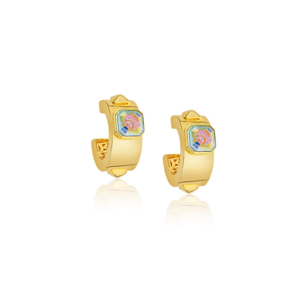 Roosevelt White Abalone Earrings - Isharya | Modern Indian Jewelry