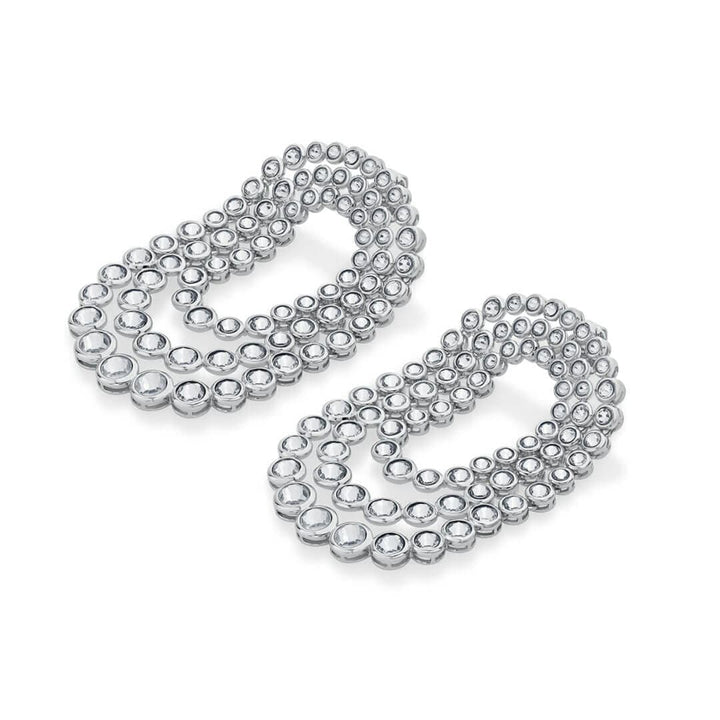Ruhaniyat Shimmering CZ Earrings - Isharya | Modern Indian Jewelry
