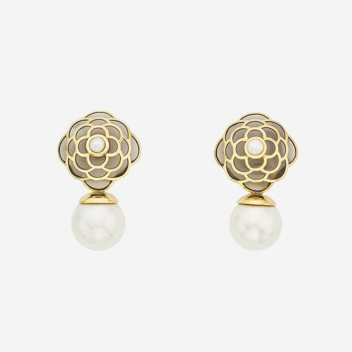 Infinite Petals  Resin Libra Earring - Isharya | Modern Indian Jewelry
