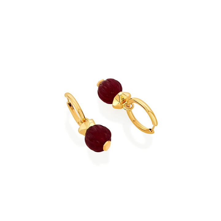 Bead Hoops - Isharya | Modern Indian Jewelry