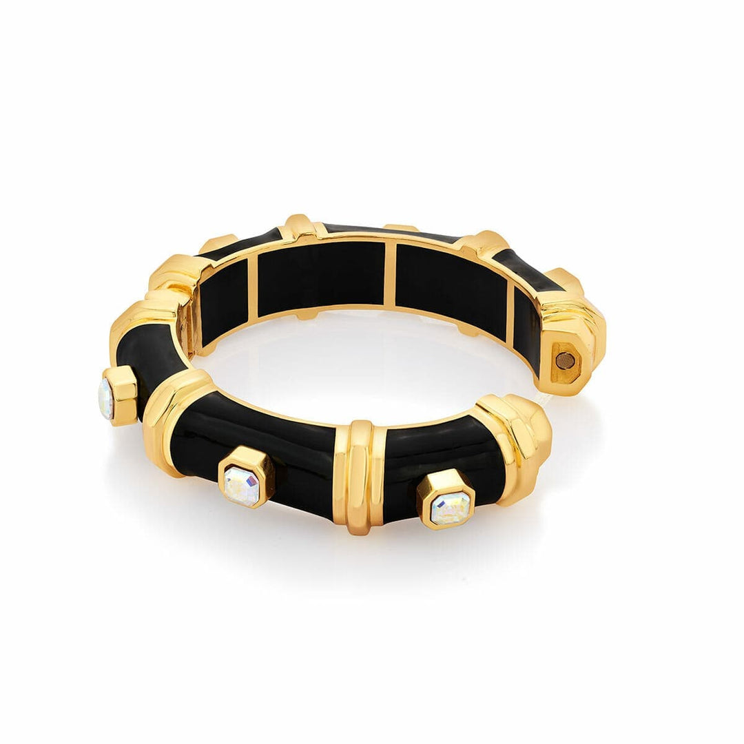 DVF Black Resin Bangle - Isharya | Modern Indian Jewelry