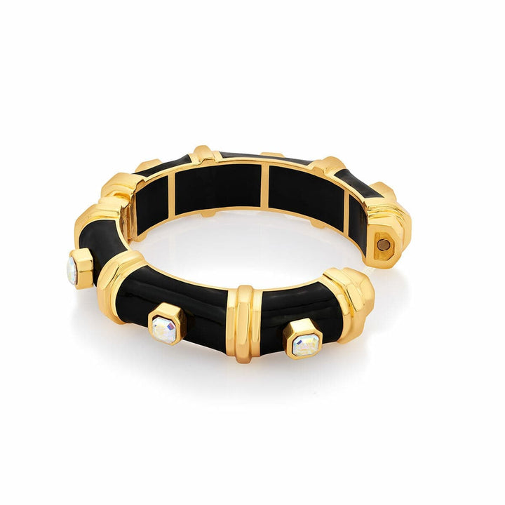 DVF Black Resin Bangle - Isharya | Modern Indian Jewelry