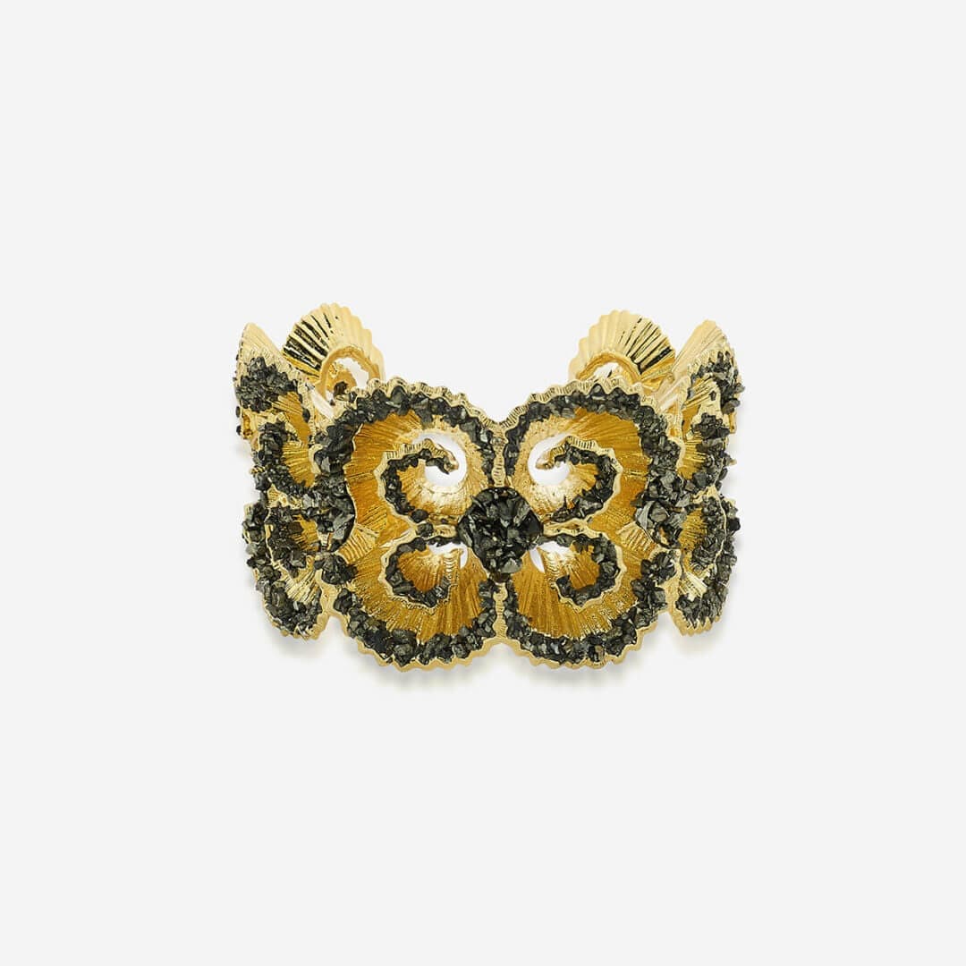 Fool's Gold Dragon Statement Cuff - Isharya | Modern Indian Jewelry