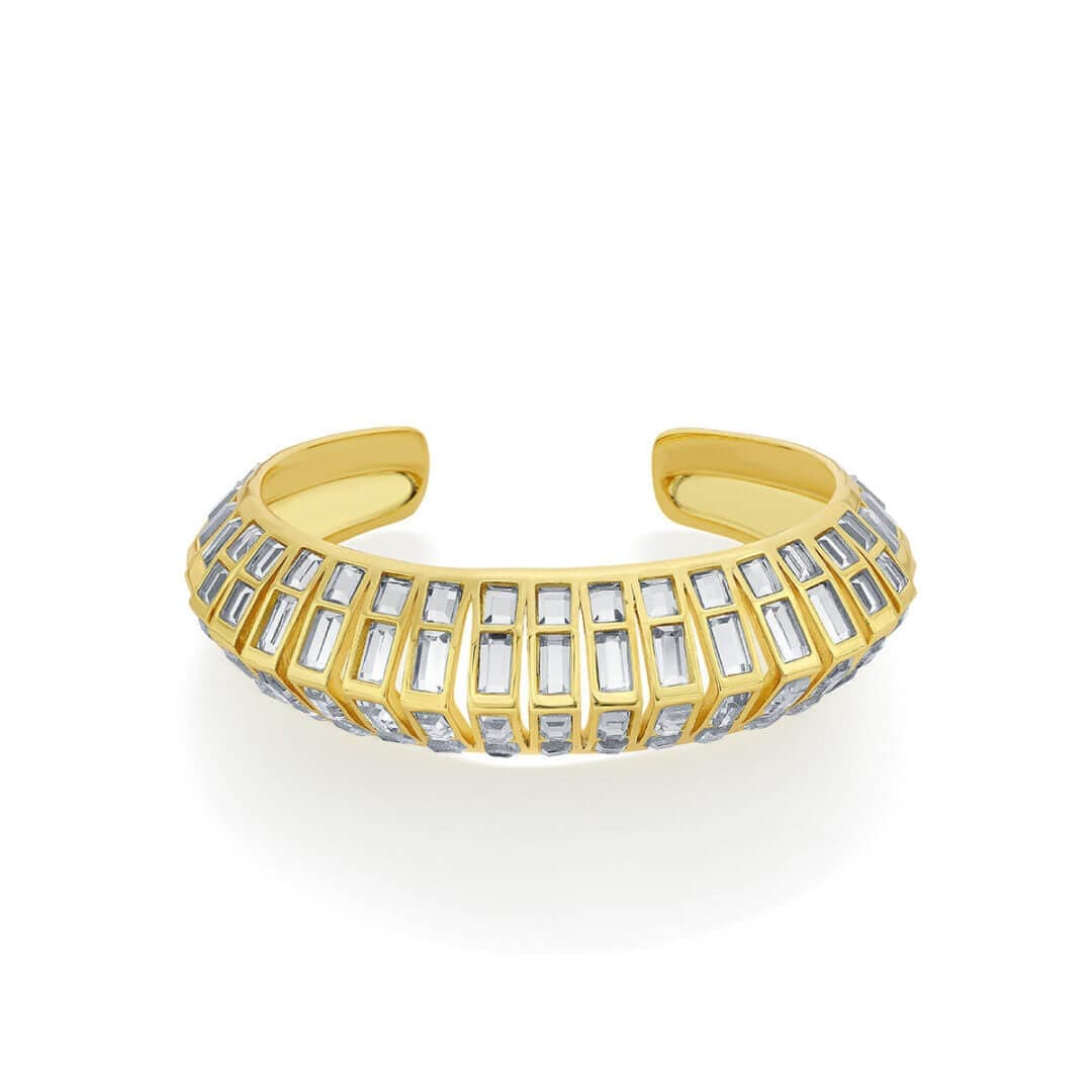 Disco Mirror Rib Wristwear - Isharya | Modern Indian Jewelry