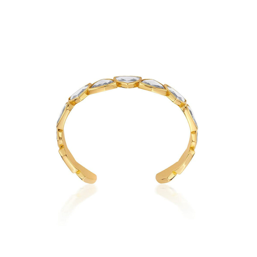 Inayat Mirror Statement Cuff - Isharya | Modern Indian Jewelry