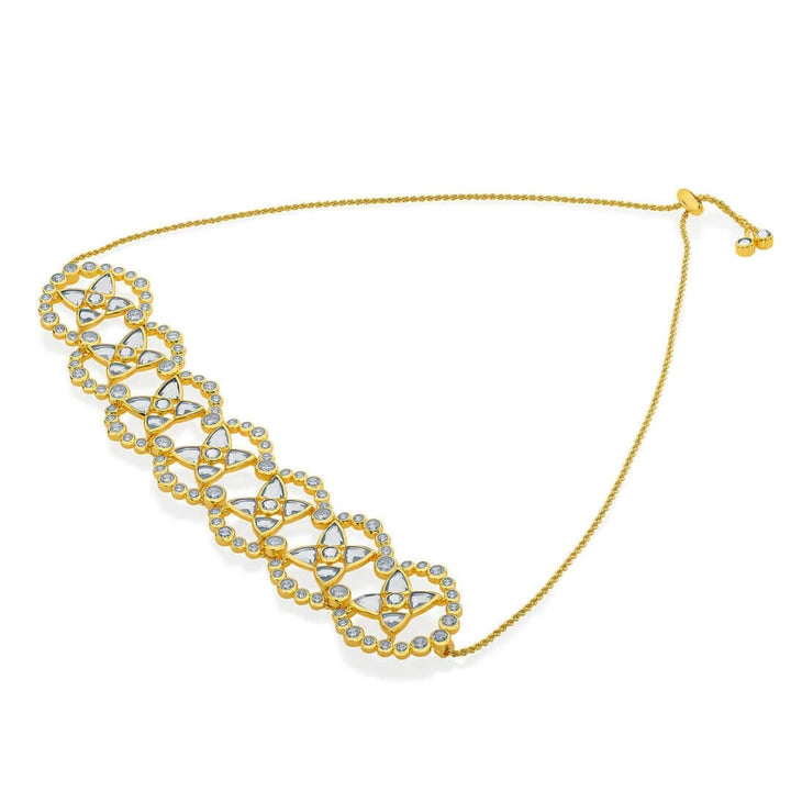 Jugni Dazzling Mirror & CZ Choker - Isharya | Modern Indian Jewelry
