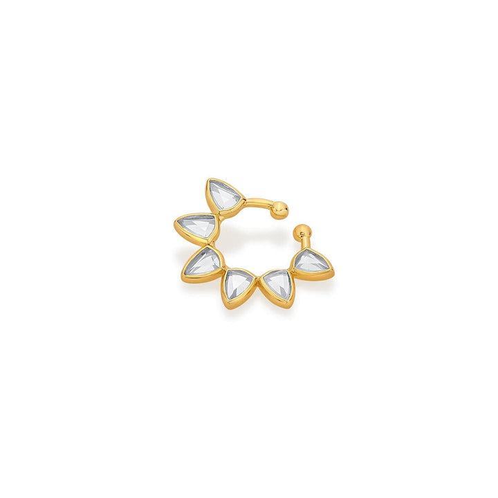 Jugni Floral Mirror Nose Pin - Isharya | Modern Indian Jewelry