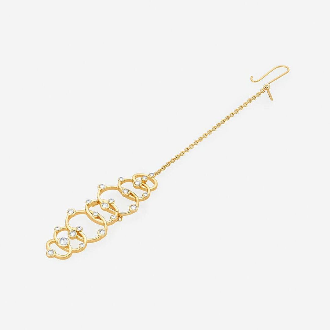 Limelight Circle Link Maangtika - Isharya | Modern Indian Jewelry