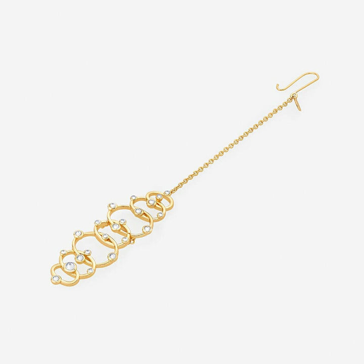 Limelight Circle Link Maangtika - Isharya | Modern Indian Jewelry