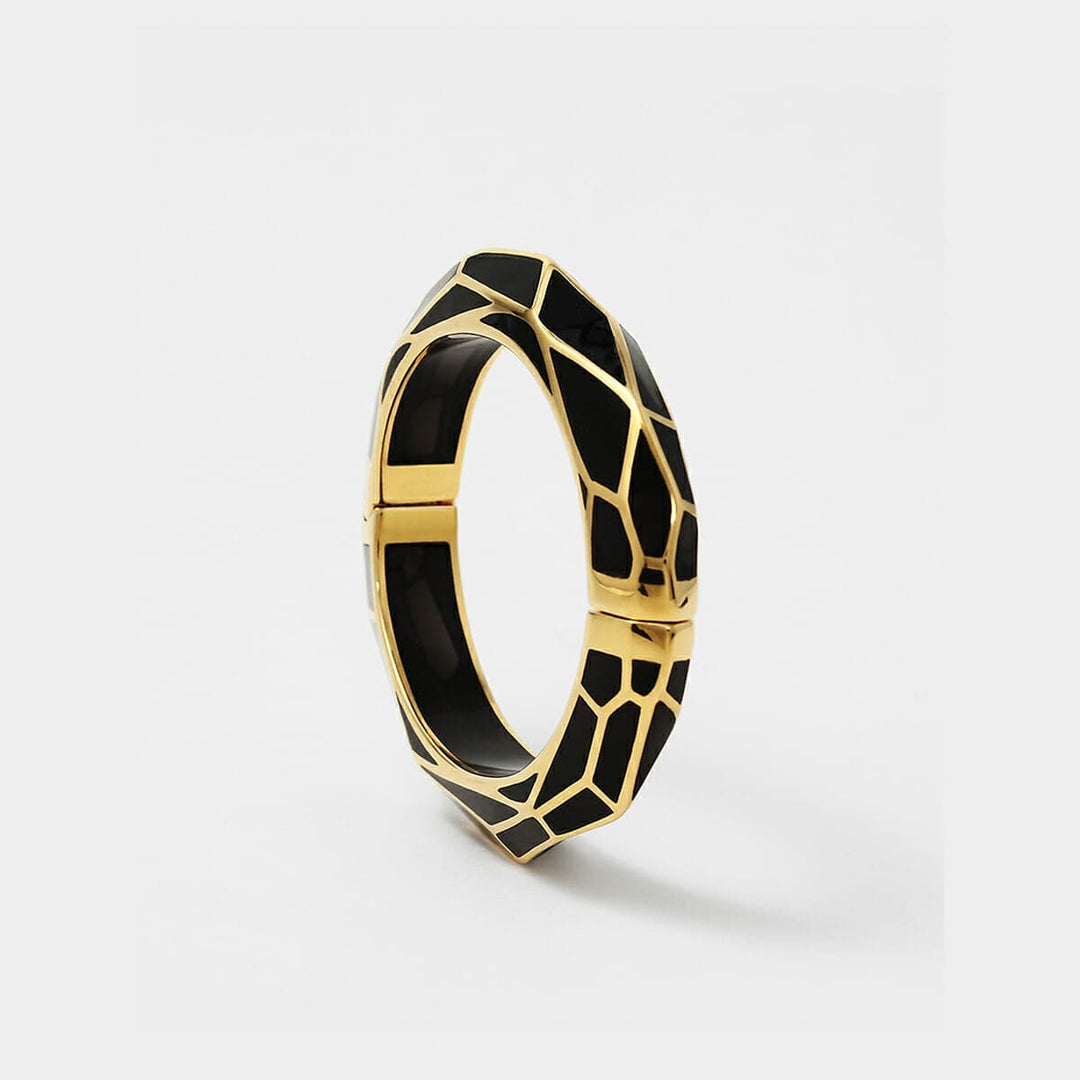 Louvre Hinged Bangle - Isharya | Modern Indian Jewelry