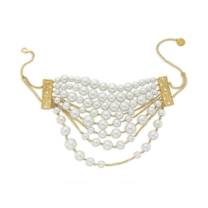 Temple Muse 8 Strand choker (Deepika) - Isharya | Modern Indian Jewelry