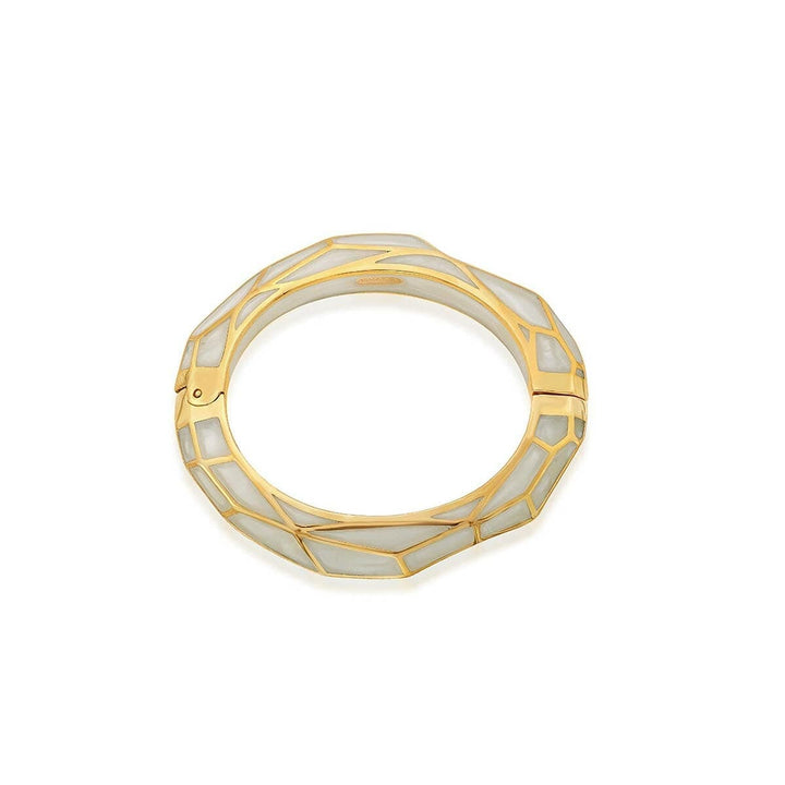 Louvre Hinged Bangle - Isharya | Modern Indian Jewelry