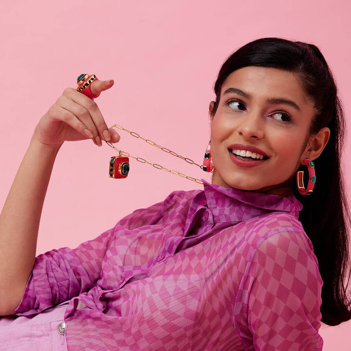 Amour Resin Necklace - Isharya | Modern Indian Jewelry