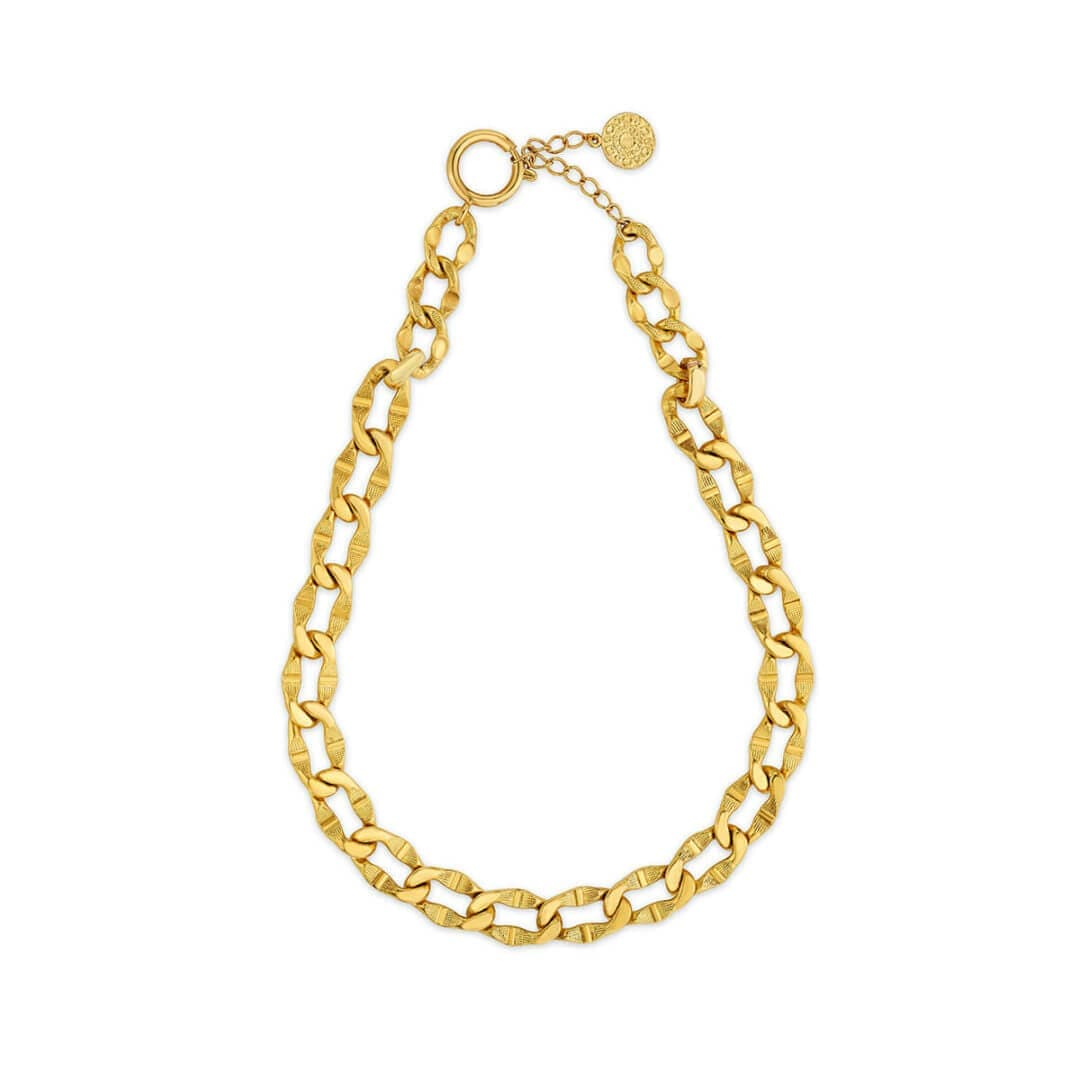 Chain-link Charm Necklace - Isharya | Modern Indian Jewelry