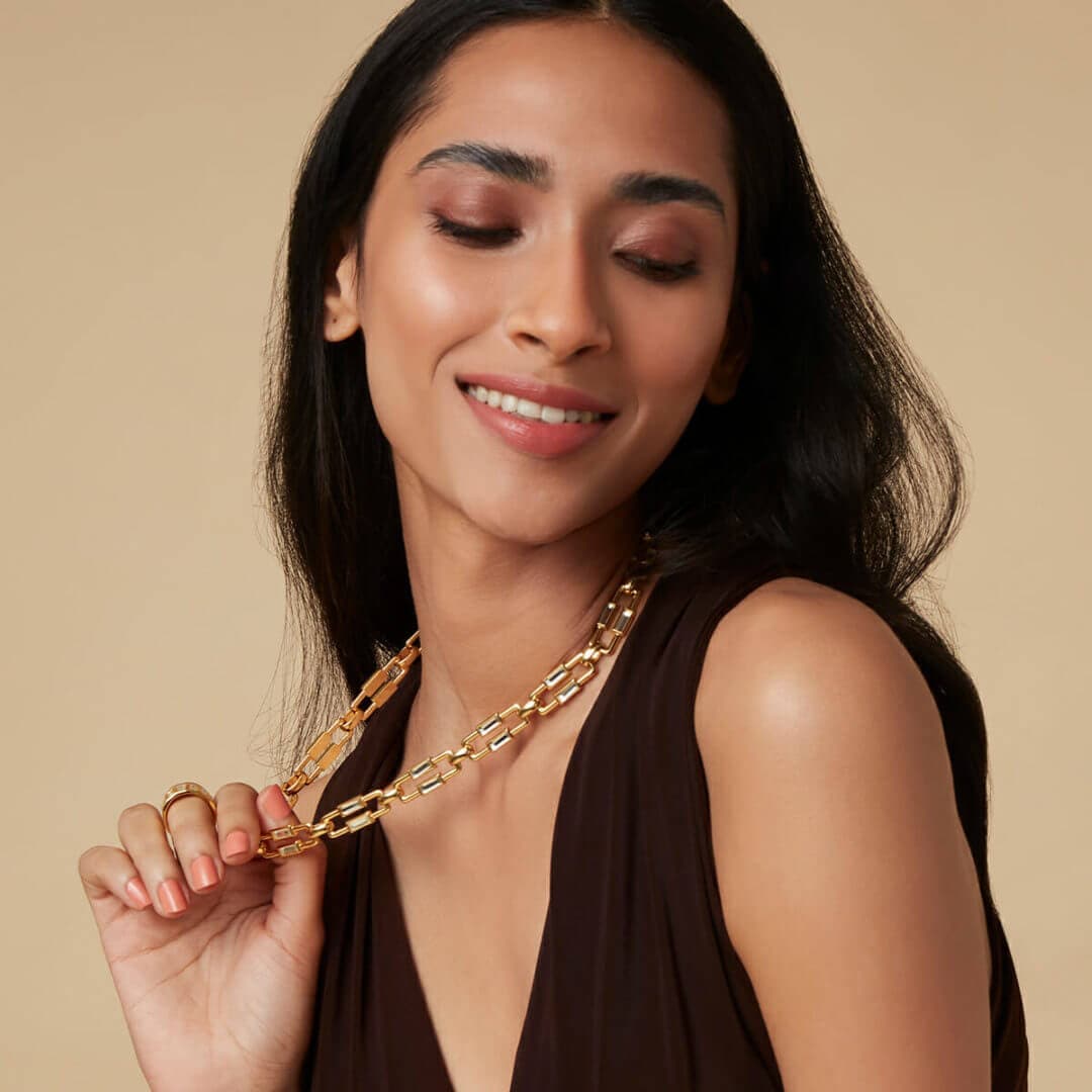 Link Lock Necklace - Isharya | Modern Indian Jewelry