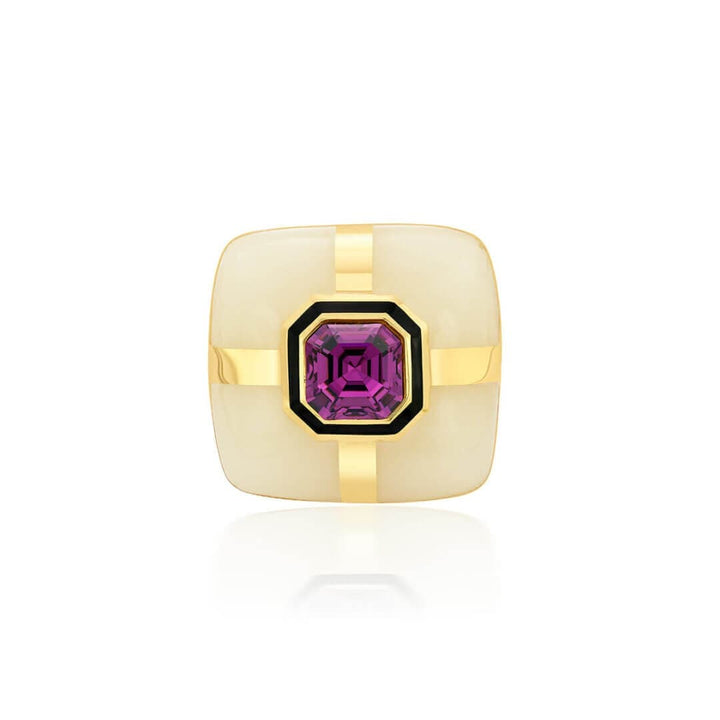 Shabana Amethyst Ring - Isharya | Modern Indian Jewelry