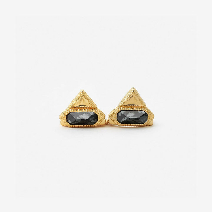 Black Croc Hinge Ring - Isharya | Modern Indian Jewelry