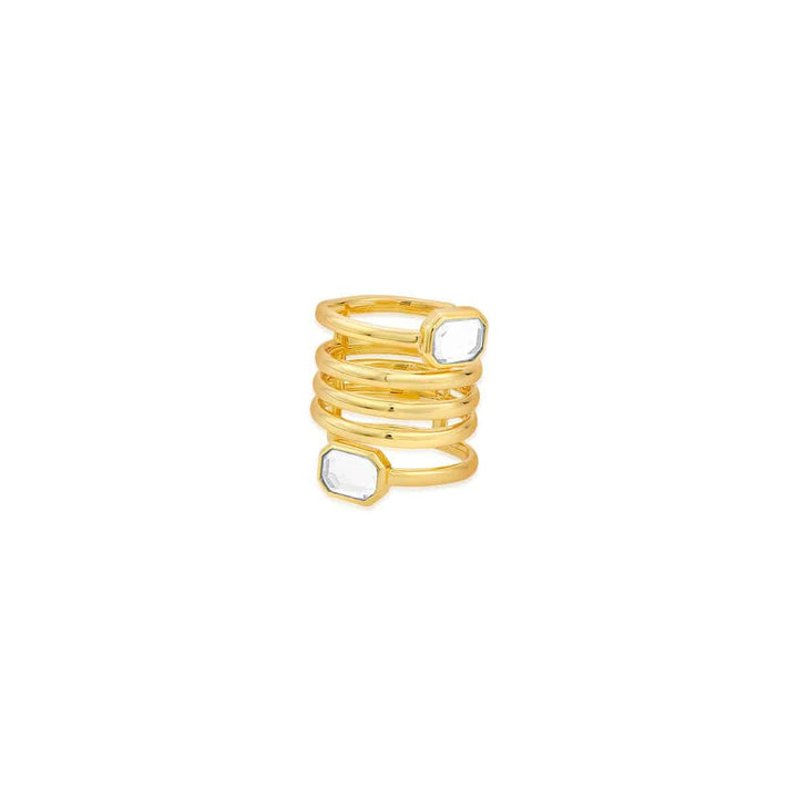 Climb Crystal Ring - Isharya | Modern Indian Jewelry