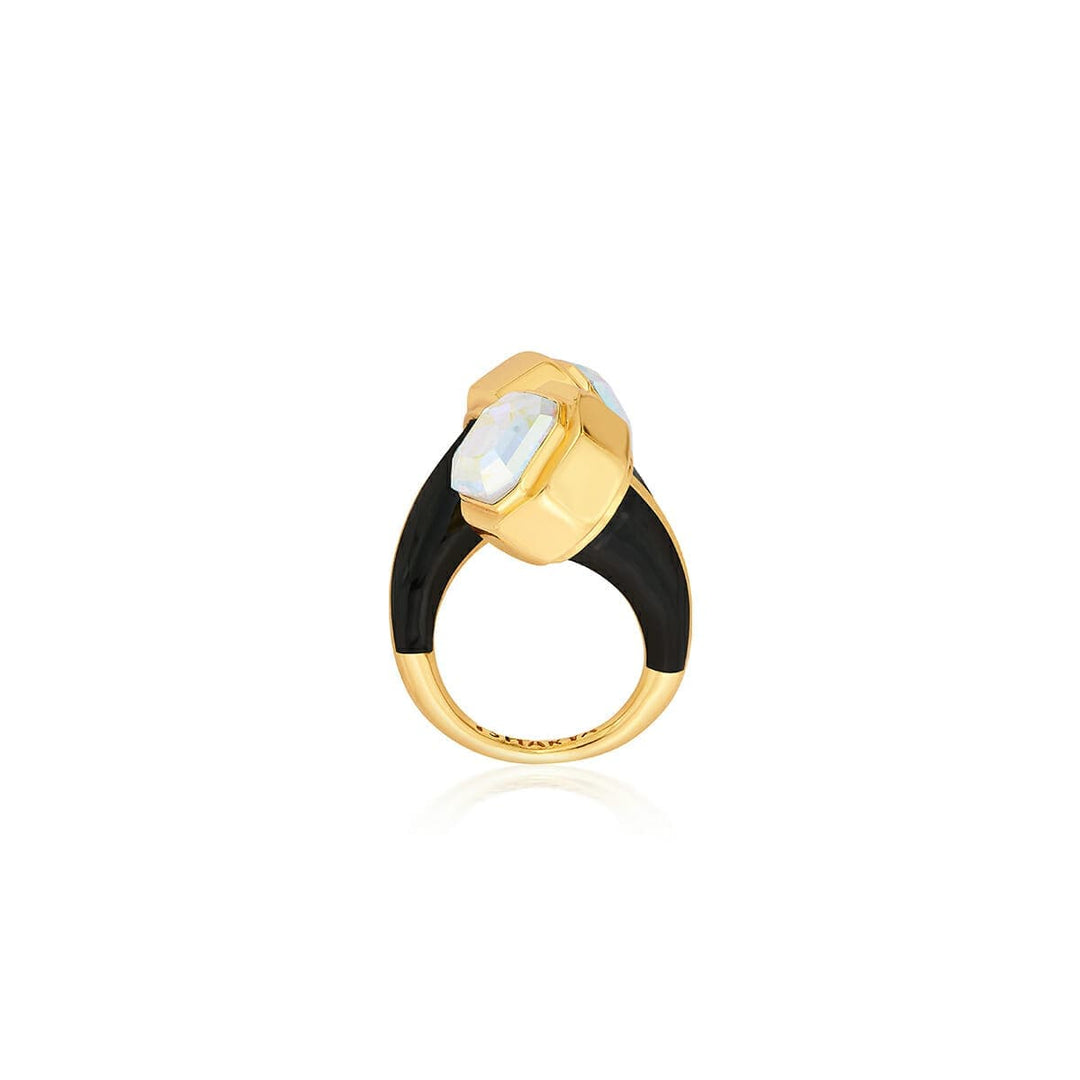 Faye Wrap Abalone Ring - Isharya | Modern Indian Jewelry