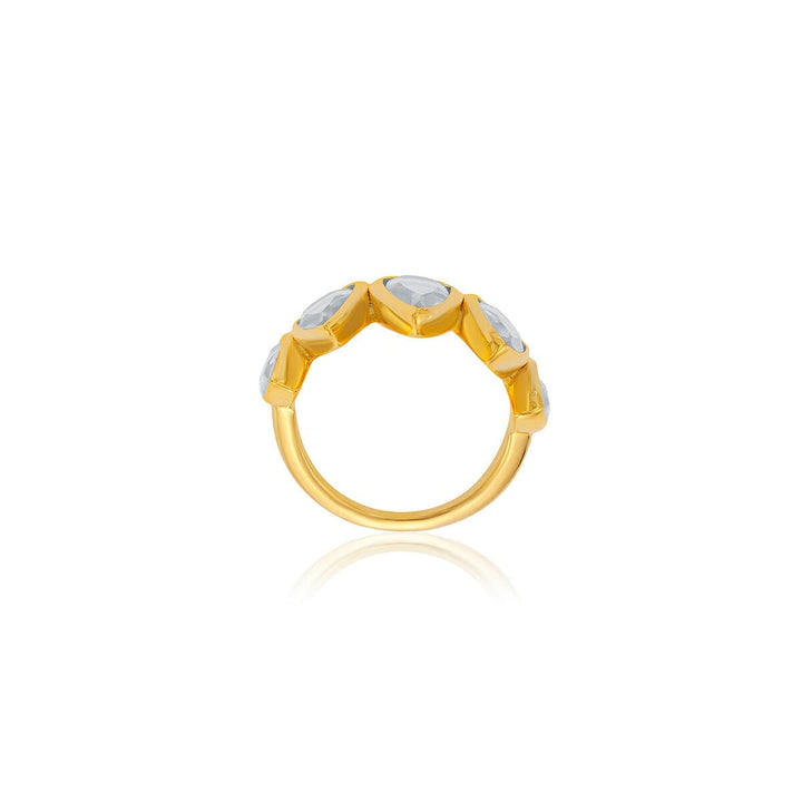 Jugni Mirror Princess Ring - Isharya | Modern Indian Jewelry