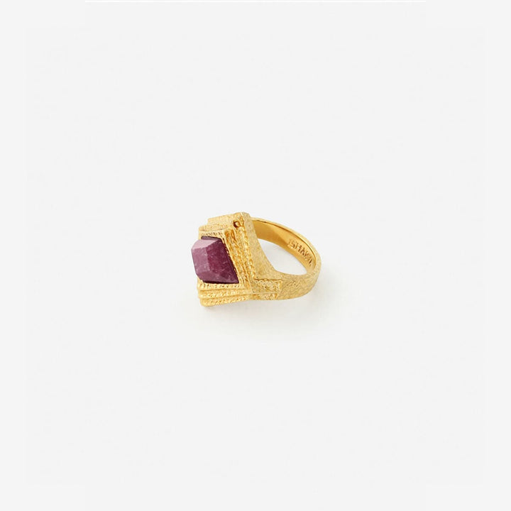 Marsala Origami Midi Ring - Isharya | Modern Indian Jewelry