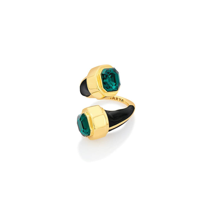 Rana Wrap Emerald Ring - Isharya | Modern Indian Jewelry