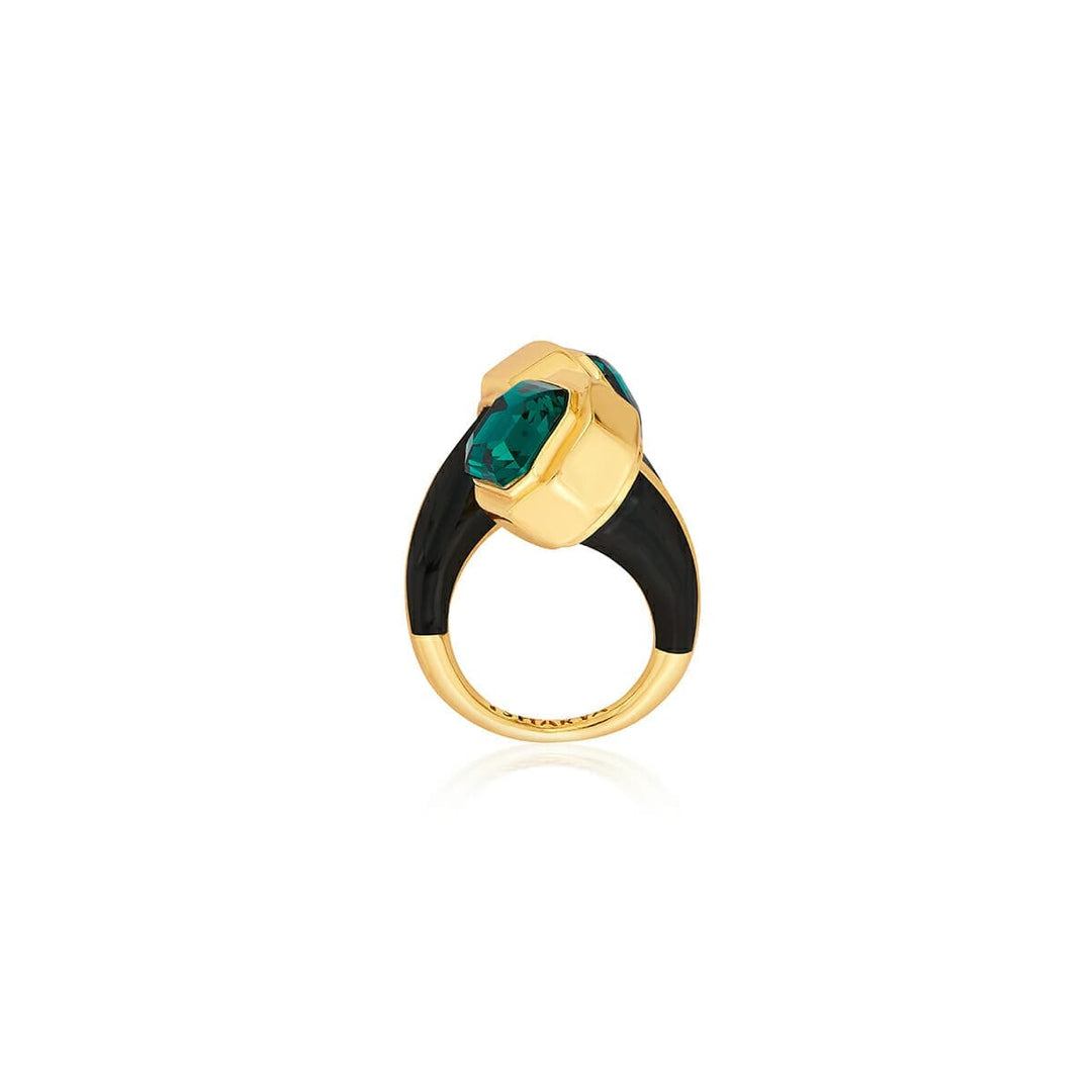Rana Wrap Emerald Ring - Isharya | Modern Indian Jewelry