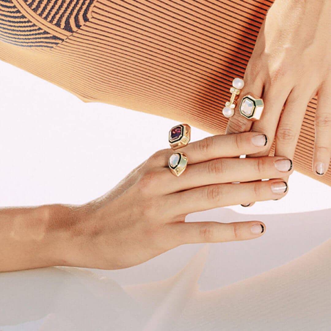 Thunberg Aurora Open Ring - Isharya | Modern Indian Jewelry