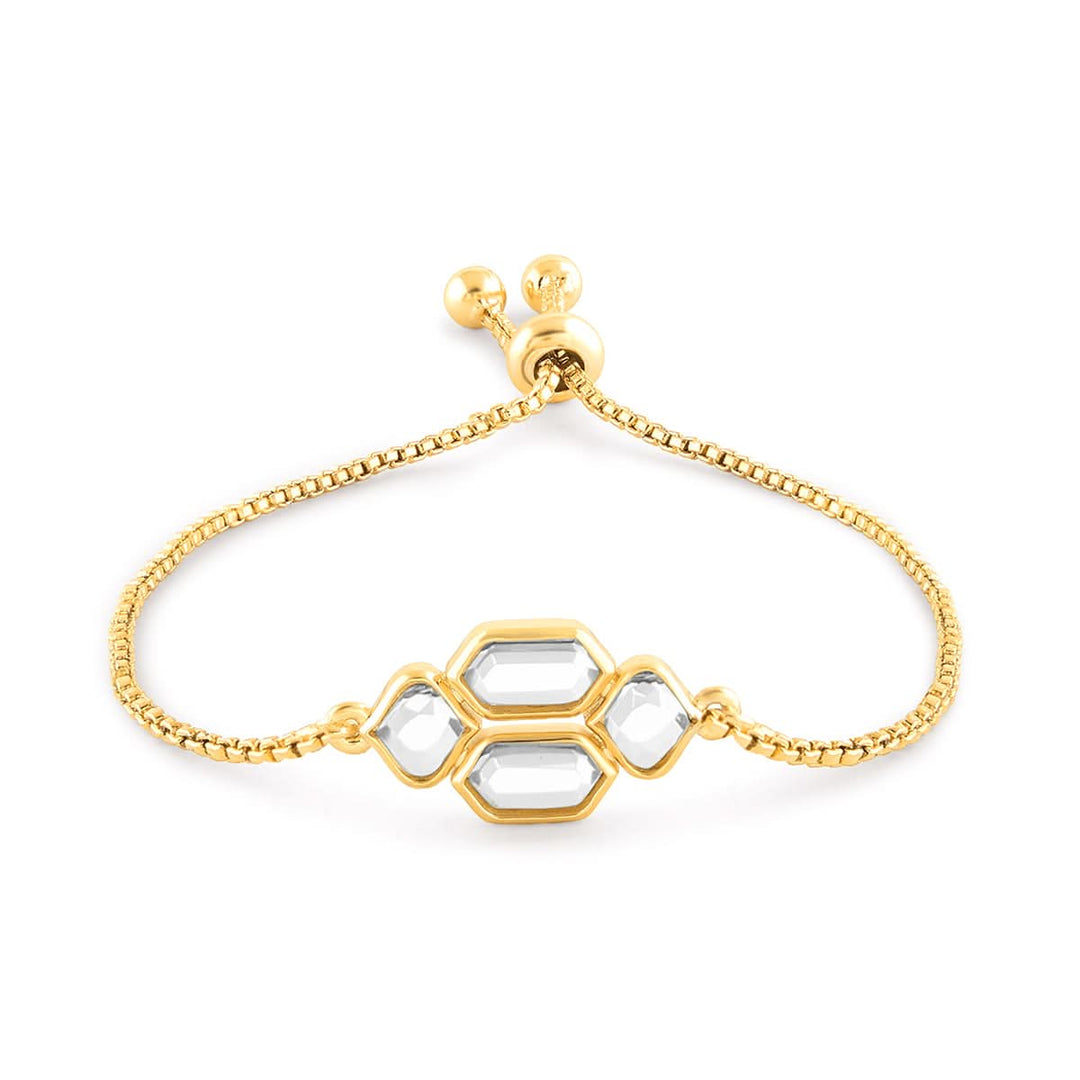 Lumen Mirror Bracelet for Women by Isharya | Modern Indian Jewellery