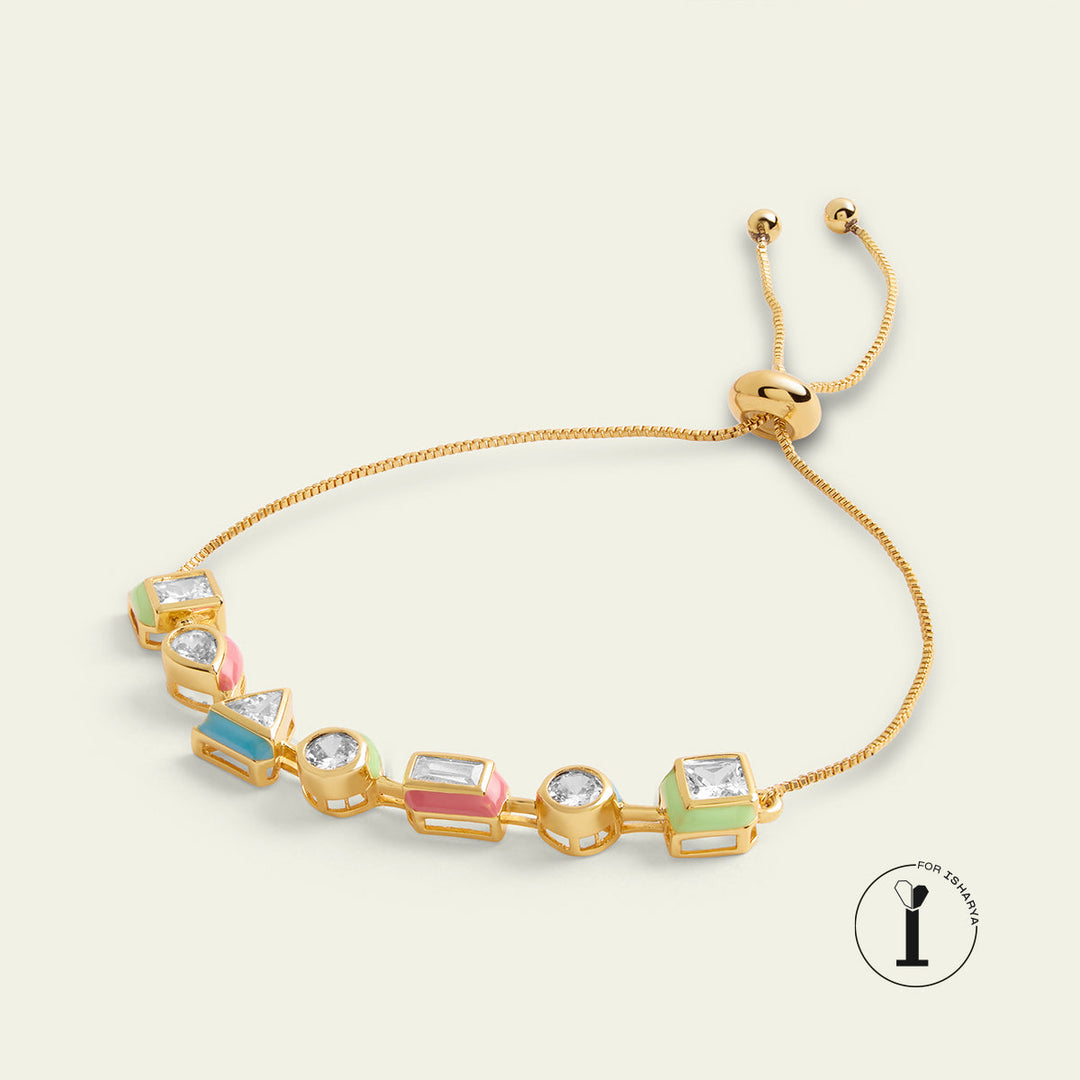 Multicolour Enamel Bracelet 