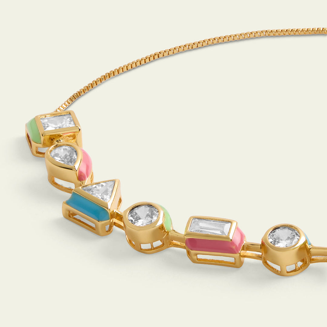 Multicolour Enamel Bracelet 