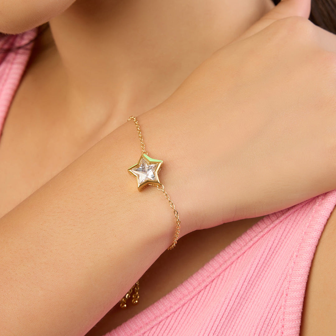 Green Star Bracelet 