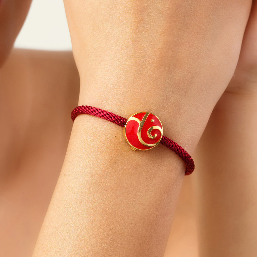 Abstract Ganesha Rakhi Bracelet