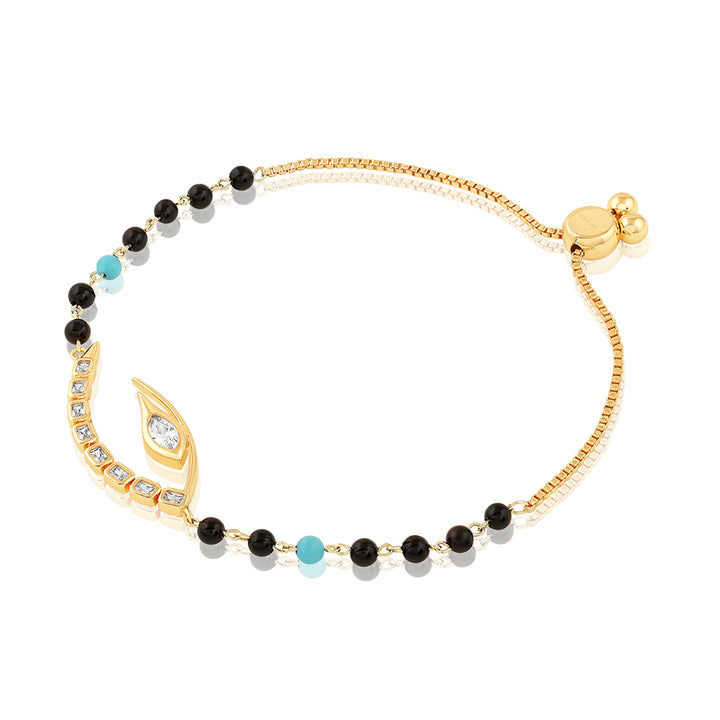 Tennis Eye Bolo Bracelet