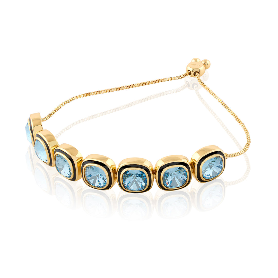 Aqua Goals Bolo Bracelet