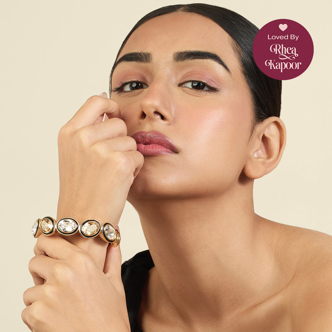 Oceanus Mocha Hinge Bangle