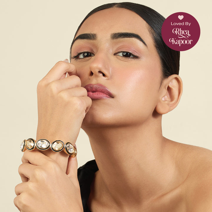 Oceanus Mocha Hinge Bangle