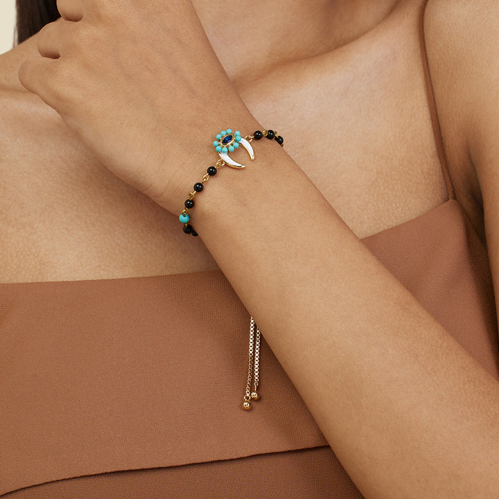 Turquoise Horseshoe Bracelet