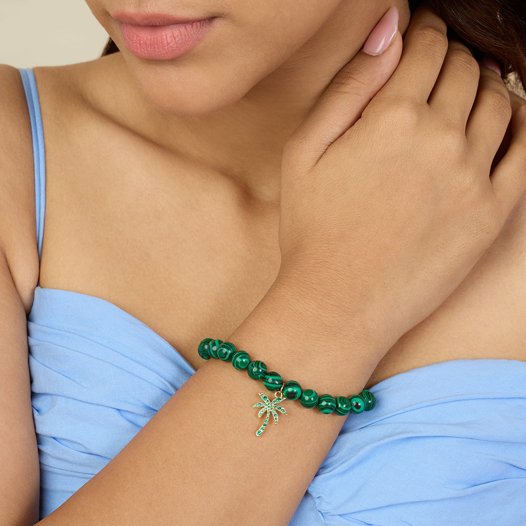 Malachite Palm Bracelet