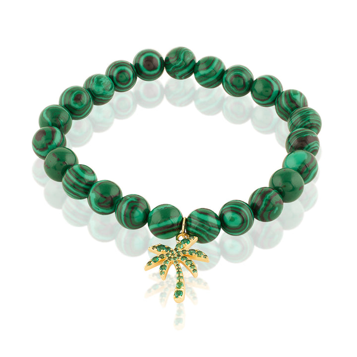 Malachite Palm Bracelet