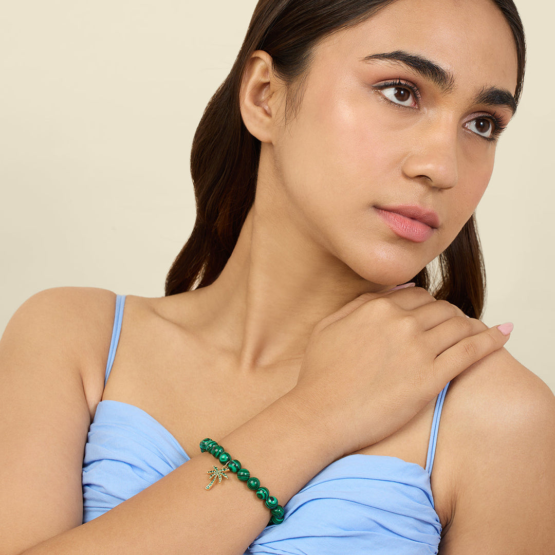 Malachite Palm Bracelet