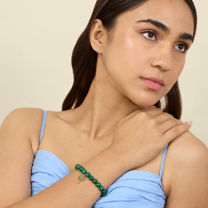 Malachite Palm Bracelet