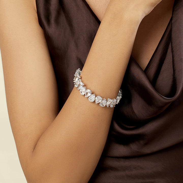 Ethereal Radiance Tennis Bracelet